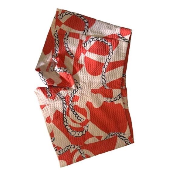 Lilly‎ Pulitzer Liza Shorts Size 0 Nautical Rope Print - Picture 1 of 3